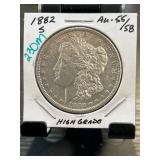 1882-S Morgan Silver Dollar High Grade