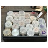 US Wheat Pennies in Plastic Tubes