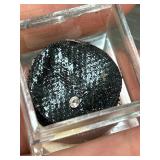 Metallic Black Specimen in Clear Container