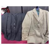 Two English-Made Riding Jackets, Wool