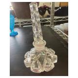 Cut Glass Perfume Bottle With Stopper