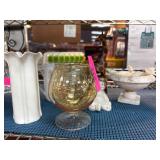 Decorative Items, Glass, and Ceramic