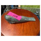 Inuit Carved Stone Seal Figurine
