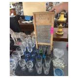 Wash board, Glassware and Decor