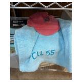 Le Club 55 towel and hat plus other club hats