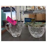 Tiffany & Co. Crystal Cream and Sugar Set