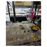 Glassware and Decorative Items Lot