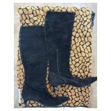 Andrea Pfister Black Suede Boots