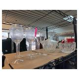 Glassware Including Lidded Dish