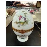A. Raynaud & Co. Limoges Porcelain Egg Box