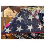 Folded American Flag in Plastic Cover