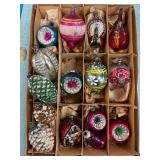 Vintage Shiny Brite Christmas Ornaments Set