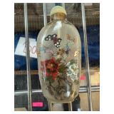 Hand-Painted Glass Snuff Bottle