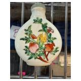 Hand-Painted Porcelain Snuff Bottle