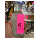 Antique Hires Root Beer Embossed Glass Bottle