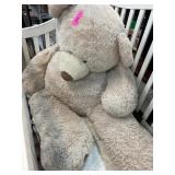 Large Plush Tan Teddy Bear Toy