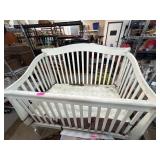 Wooden Baby Crib With Mattress