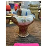 Hand-Painted Porcelain Lidded Jar