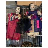 Traditional Cloth Dolls in Vibrant Attire