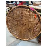 Round Woven Bamboo Sieve or Tray