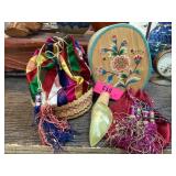 Decorative Items with Embroidery and Tassels