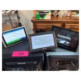 3 GPS Units Including Garmin and TomTom