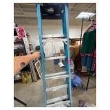 Blue Aluminum Step Ladder