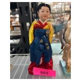 Handcrafted Korean Figure w Regional Attire 1950s