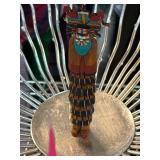 Hand-Carved Wooden Kachina Doll Figurine