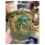 Pinecone Motif Pottery Planter by Roseville