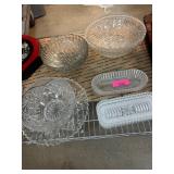Cut Glass Bowls and Dishes Collection