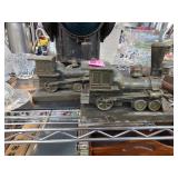 Spelter Train Locomotive Figural Bookends