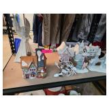 Ceramic Christmas Decorations and Wreath