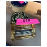 Gold-Toned Decorative Piano Music Box