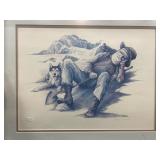 1977 Doug Lindstrand Alaskan Sketch Signed