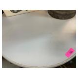 Round White Table with Minimalist Design
