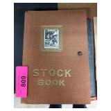 Stockbook with Worldwide Stamp Collection