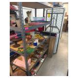 Metal Storage Shelf Unit Without Contents