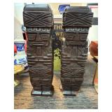 Carved Wooden Tribal Figurines