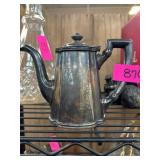 Reed & Barton NYC Lines Silverplate Train Teapot