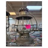 Metal Railroad Lantern With Patent Date 1871