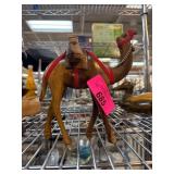 Hand-Carved Olive Wood Camel Figurine