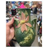 Roseville U.S.A. 168-8 Green Two-Handled Vase