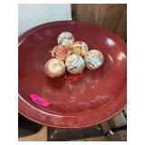 Vintage Christmas Ornaments And Large Bowl