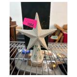 Belleek Parian China Star Tree Topper