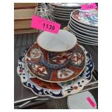 Japanese Porcelain Tea Cup and Saucer Set