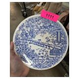 Gustavsberg Blue and White Porcelain Plate
