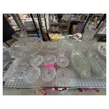 Clear Pressed Glass Tableware