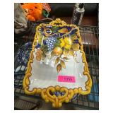 Hand-Painted Deruta Ceramic Serving Tray