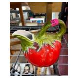 Italian Ceramic Tomato-Shaped Pitcher
